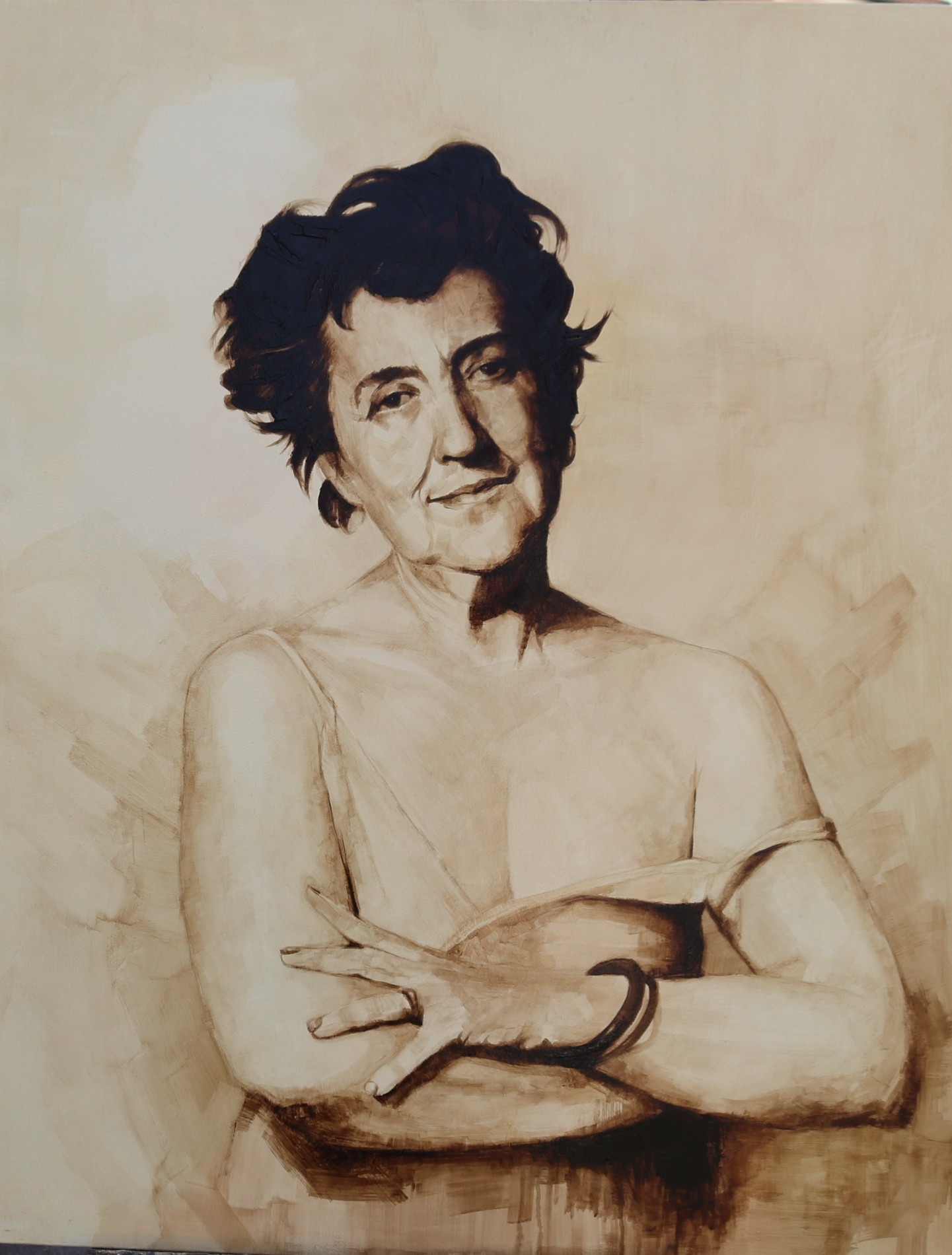 Dipinto dedicato ad Alda Merini